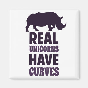 Echte Unicorns hebben krommen Magneet