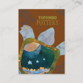Echte unieke Sedona Turtle Pottery Visitekaartje (Voorkant)