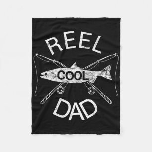 Echte Vader Vissen Papa Vader Grap Cool Grappig  Fleece Deken