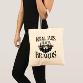 Echte vaders hebben baarden tote bag (Voorkant (product))