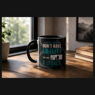 Echte vaders hebben een Legacy gepersonaliseerde f Mok