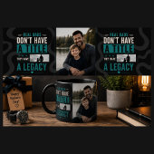 Echte vaders hebben een Legacy gepersonaliseerde f Mok