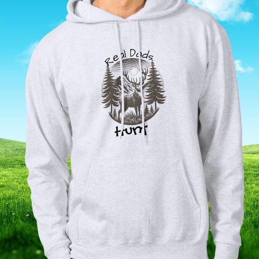 Echte vaders jagen modern hoodie