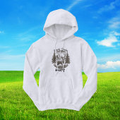 Echte vaders jagen modern hoodie