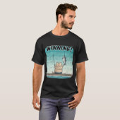 Echte vaders spelen met hun kinderen t-shirt (Voorkant volledig)