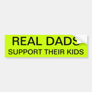 ECHTE VADERS STEUNEN HUN KINDEREN BUMPERSTICKER