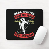 Echte vechter Muay Thai MMA vecht authentieke Mart Muismat (Met muis)