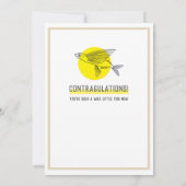 Echte verjaardagskaart voor volwassenen modern des kaart (Achterkant)