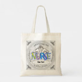 Echte verpleegster tote bag (Achterkant)
