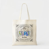 Echte verpleegster tote bag (Voorkant)