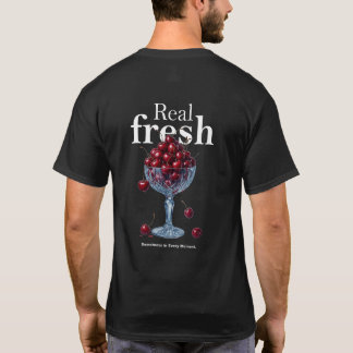 Echte verse kersen T-shirt | Zoete kersen Fruit I