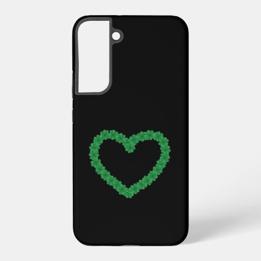 Echte vier blad klaver samsung galaxy hoesje (Achterkant)
