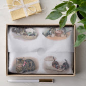 Echte Vintage H. Maguire (1860-1909) Tissuepapier (Geschenk)