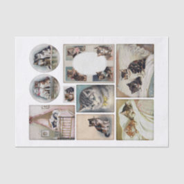 Echte Vintage H. Maguire (1860-1909) Tissuepapier