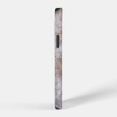 Echte vintage uitwassing op het houten oppervlak v iPhone hoesje (Rechterkant)