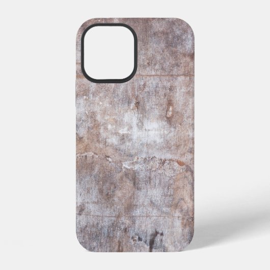 Echte vintage uitwassing op het houten oppervlak v iPhone hoesje (Achterkant)