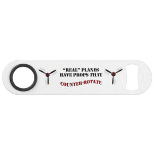 Echte vliegtuigen hebben rekwisieten die P-38 tege Speed Flessenopener