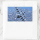 ECHTE VLIEGTUIGEN HEBBEN REKWISIETEN RECHTHOEKIGE STICKER (Tas)