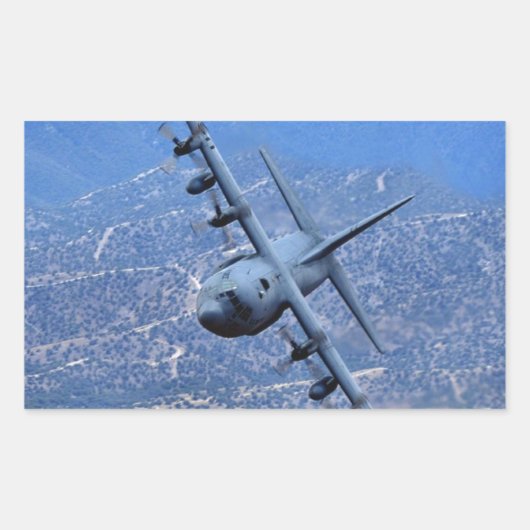 ECHTE VLIEGTUIGEN HEBBEN REKWISIETEN RECHTHOEKIGE STICKER (Voorkant)