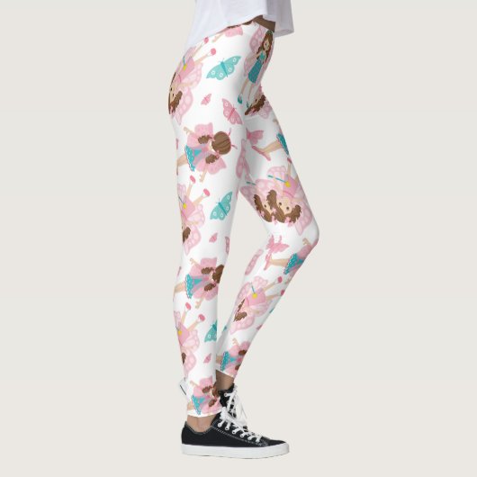 Echte vlinderkunst leggings (Rechts)