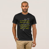Echte Vriend Beweegt Een Lichaam Grappig T-Shirt H (Voorkant volledig)