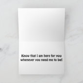 ECHTE VRIEND/FAMILIE-SYMPATHIE VOOR HET VERLIES VA KAART (Binnen)