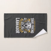 Echte vriend labrador hond handdoek (Handdoek)