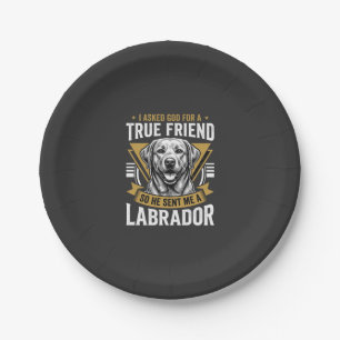 Echte vriend labrador hond papieren bordje