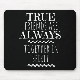 Echte vrienden Anne van Green Gables Vriend Quote Muismat