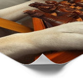 Echte vrienden begrijpen je zonder te praten poster (Hoek)