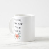 Echte vrienden zijn nooit apart van vriendschap koffiemok (Voorkant links)