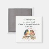 Echte vrienden zijn nooit uit elkaar, misschien op magneet (Voorkant / Achterkant)