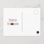 Echte vriendschap in de stad Halloween Feestdagenkaart (Achterkant)