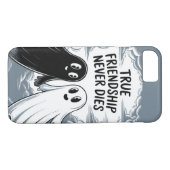 Echte vriendschap sterft nooit door geesten die el Case-Mate iPhone case (Achterkant (Horizontaal))