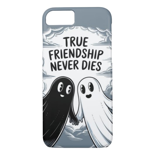 Echte vriendschap sterft nooit door geesten die el Case-Mate iPhone case (Achterkant)