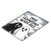 Echte vriendschap sterft nooit door geesten die el notitieboek (Linkerzijde)