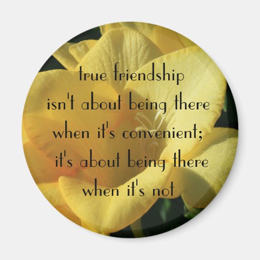 Echte vriendschapsmagneet magneet (Voorkant)