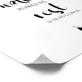 echte vriendschapsquote typografie inspirerend zoe poster (Hoek)