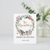 Echte vriendschapsquote Vriendschaps Waardering Sp Briefkaart (Staand voorkant)