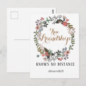 Echte vriendschapsquote Vriendschaps Waardering Sp Briefkaart (Voorkant / Achterkant)