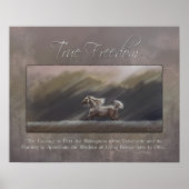 Echte vrijheid poster (Voorkant)