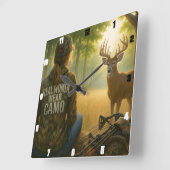 ECHTE VROUWEN DRAAG CAMO VIERKANTE KLOK (Hoek)