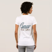 Echte vrouwen drijven echte auto's camaro t-shirt (Achterkant volledig)