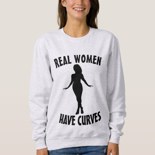 ECHTE VROUWEN HEBBEN RONDOMEN PLUS SIZE T-SHIRTS (Voorkant)