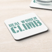 Echte vrouwen klimmen drankjes onderzetter (Linkerzijde)