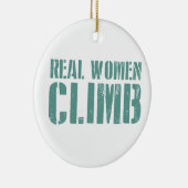 Echte vrouwen klimmen keramisch ornament (Rechts)
