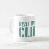 Echte vrouwen klimmen koffiemok (Voorkant links)