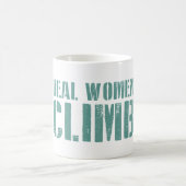 Echte vrouwen klimmen koffiemok (Center)