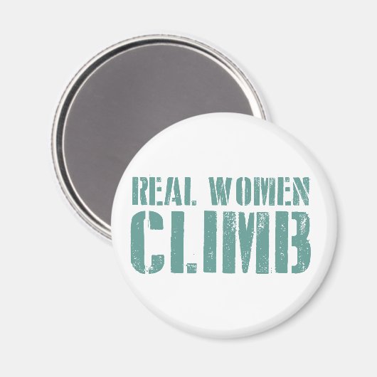 Echte vrouwen klimmen magneet (Voorkant / Achterkant)