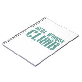 Echte vrouwen klimmen notitieboek (Linkerzijde)